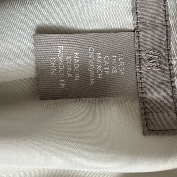 H&M Double-Breasted Cream Blazer Jacket -XS - Picture 10 of 10